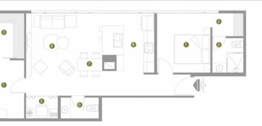 Vendo Departamento, Dos Dormitorios, a Estrenar, Balcón. Sector Quiteño Libre