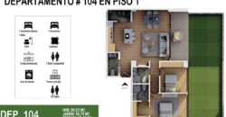Últimos Departamentos en Venta, Dos Dormitorios, A Estrenar. Sector Cumbaya