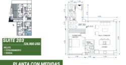 Vendo a Estrenar, Suite, un Dormitorio, Parqueadero. Sector Cumbaya