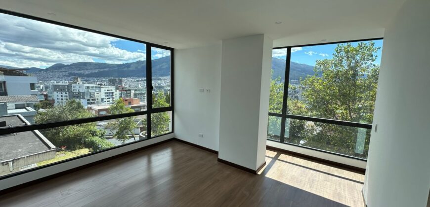 Vendo Departamento, a Estrenar, Dos Dormitorios, Balcón. Sector Quiteño Libre