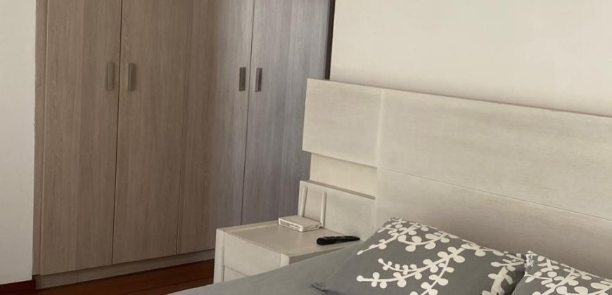 Rento Departamento, Dos Dormitorios, Amoblado, Balcón. Sector González Suárez