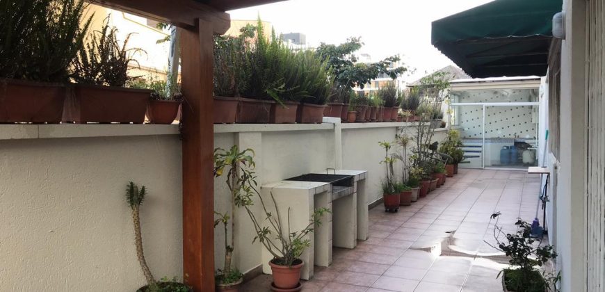 Vendo Departamento, Tres Dormitorios, Terraza con Pérgola, BBQ. Sector Bellavista