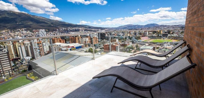 Vendo Departamento, Dos Dormitorios, Parqueaderos, Bodega. Sector La Carolina